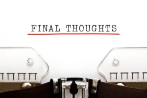 Final thoughts image